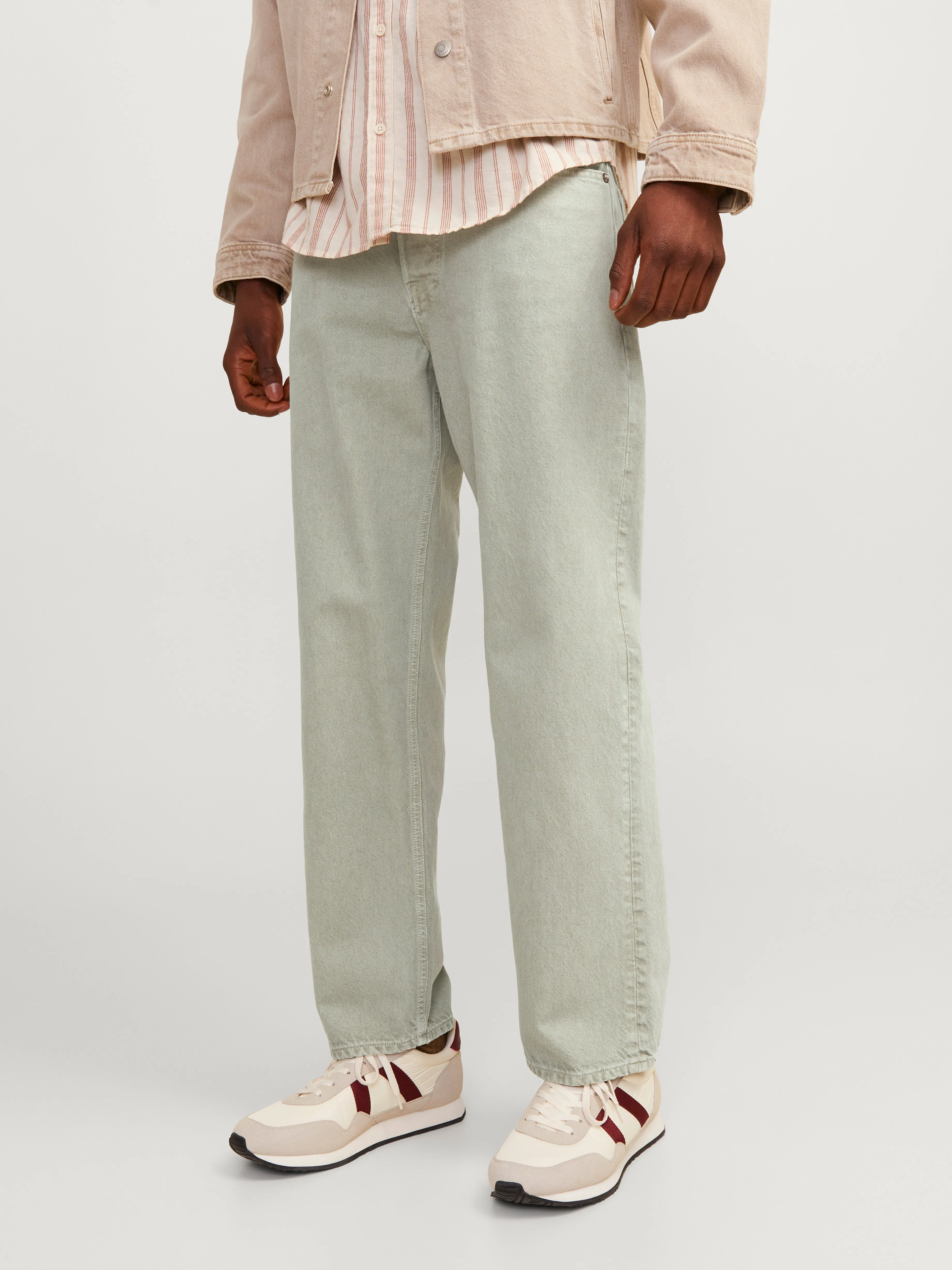 JJIEDDIE JJCOOPER AM 469 Vaqueros Corte loose | Verde intermedio | Jack & Jones®