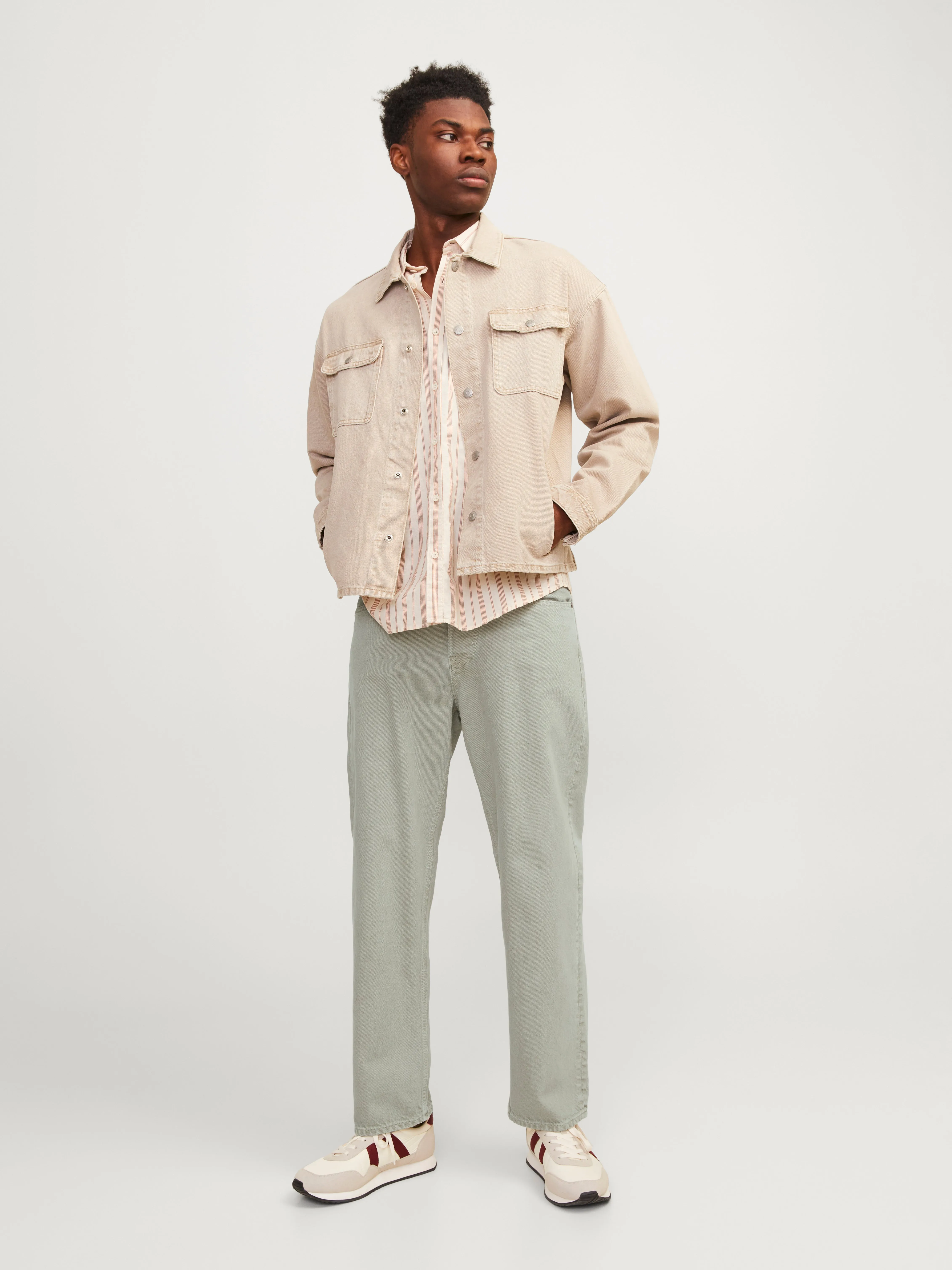 JJIEDDIE JJCOOPER AM 469 Vaqueros Corte loose | Verde intermedio | Jack & Jones®