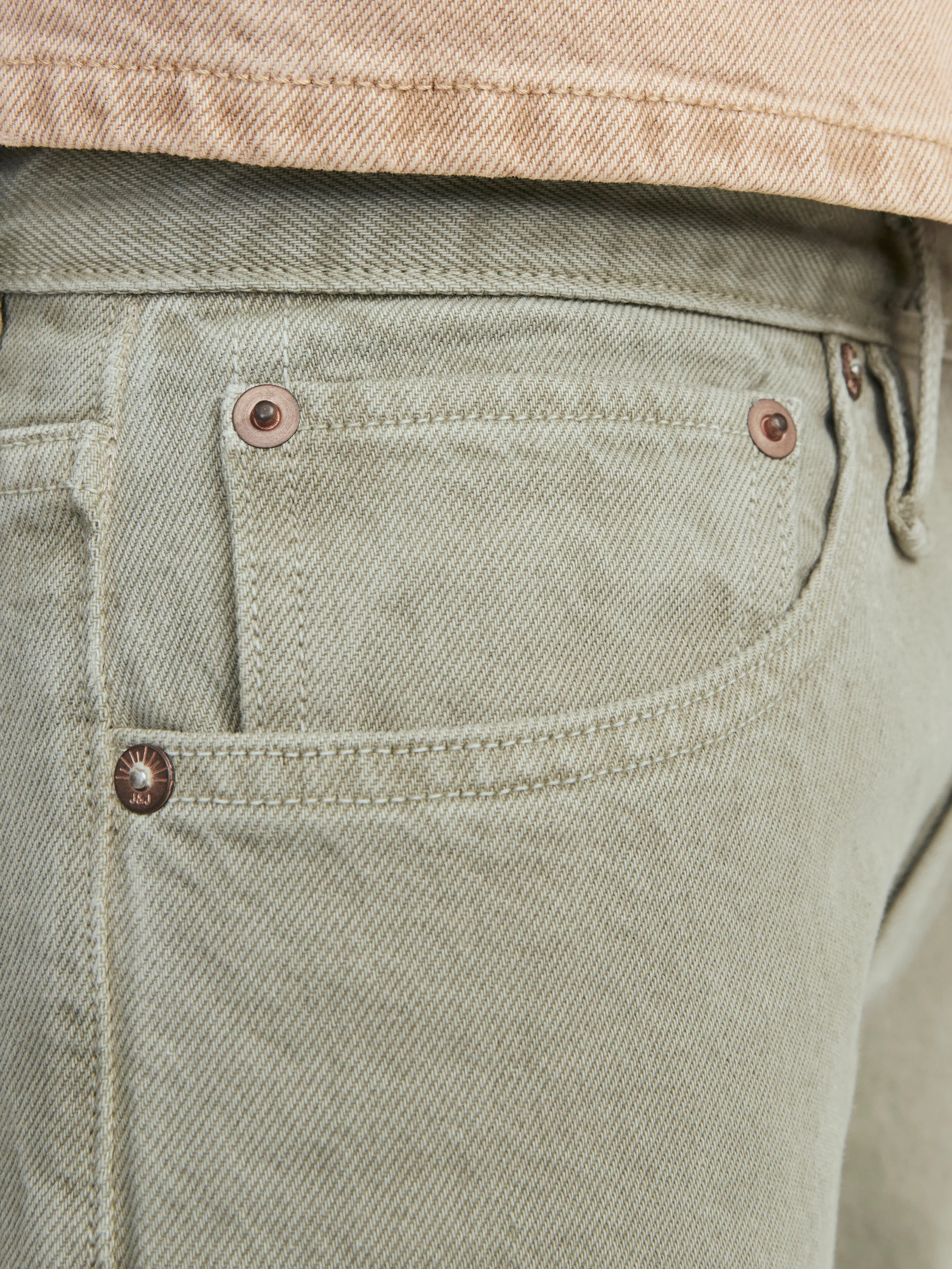JJIEDDIE JJCOOPER AM 469 Vaqueros Corte loose | Verde intermedio | Jack & Jones®