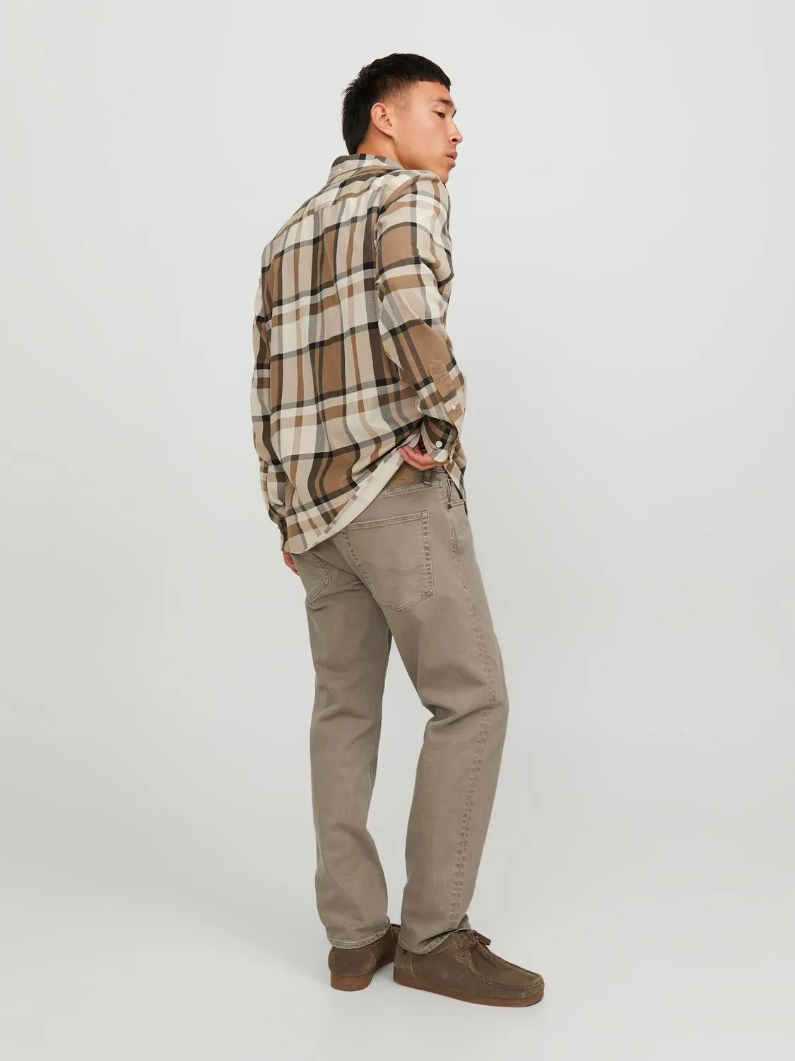 JJIMIKE JJORIGINAL AM 405 BF Vaqueros de corte tapered | Beige | Jack & Jones®