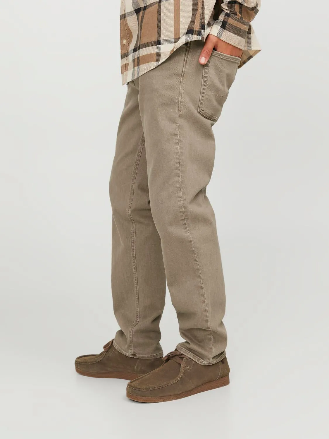 JJIMIKE JJORIGINAL AM 405 BF Vaqueros de corte tapered | Beige | Jack & Jones®
