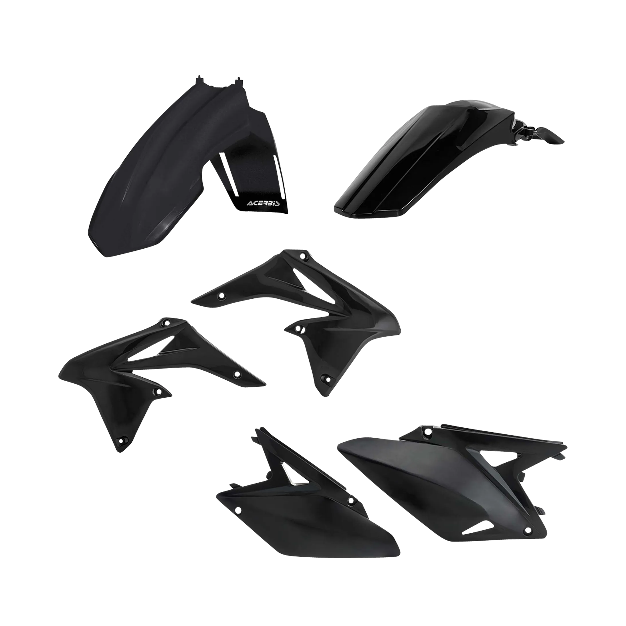Juego de Plástico Acerbis Negro