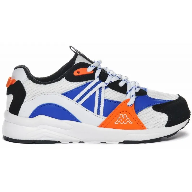 KAPPA LONDON JR LACE WHITE/BLUE ROYAL 341E4QW A31