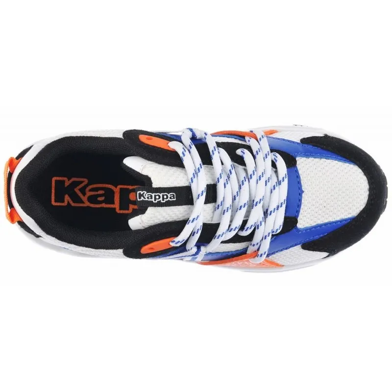 KAPPA LONDON JR LACE WHITE/BLUE ROYAL 341E4QW A31