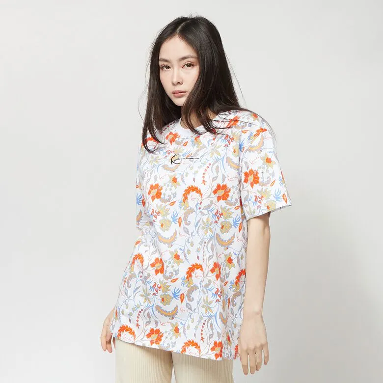 karl kani camiseta small signature flower multicolor