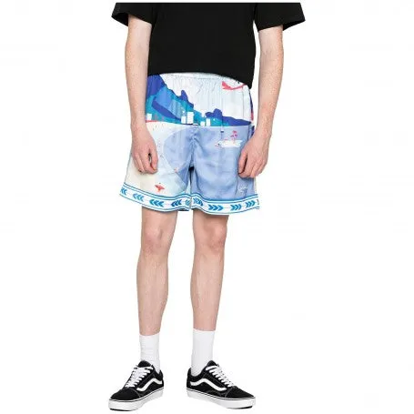karl kani pantalon small signature mofif resort multi