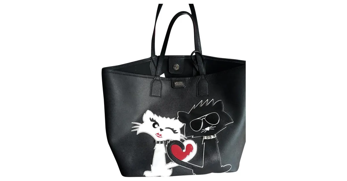 Karl Lagerfeld Choupette enamorada Negro 