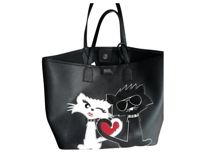 Karl Lagerfeld Choupette enamorada Negro 