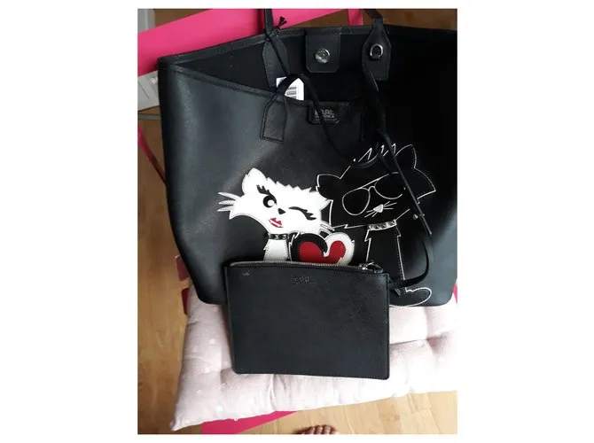 Karl Lagerfeld Choupette enamorada Negro 
