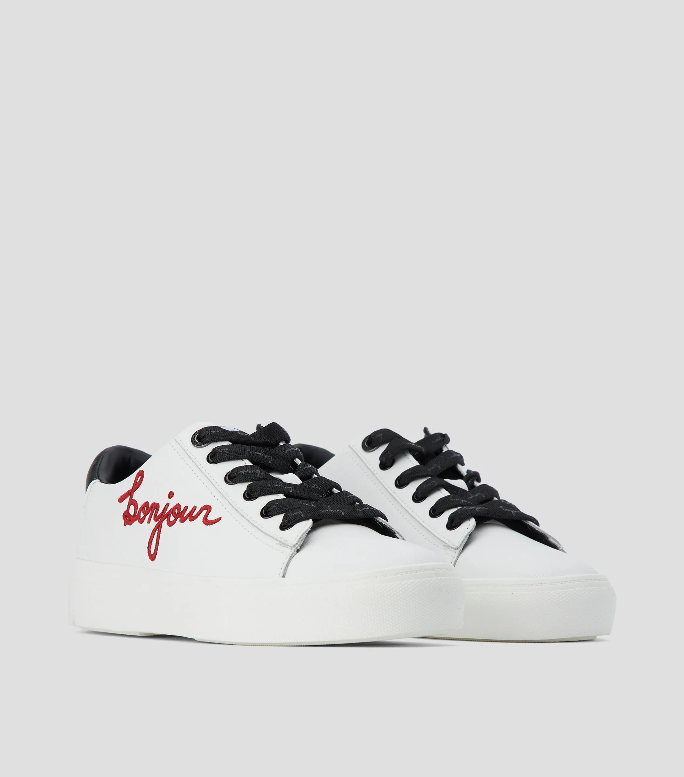 Karl Lagerfeld Tenis Casuales con Logotipo Mujer
