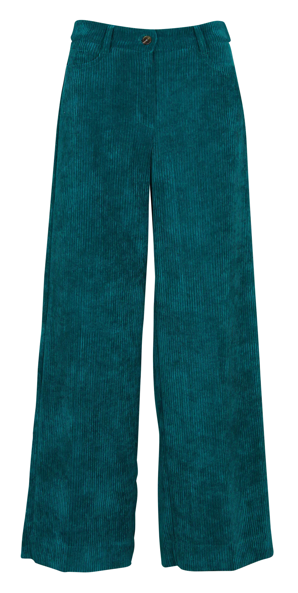 LA FEE MARABOUTEE Pantalón ancho de canalé en azul