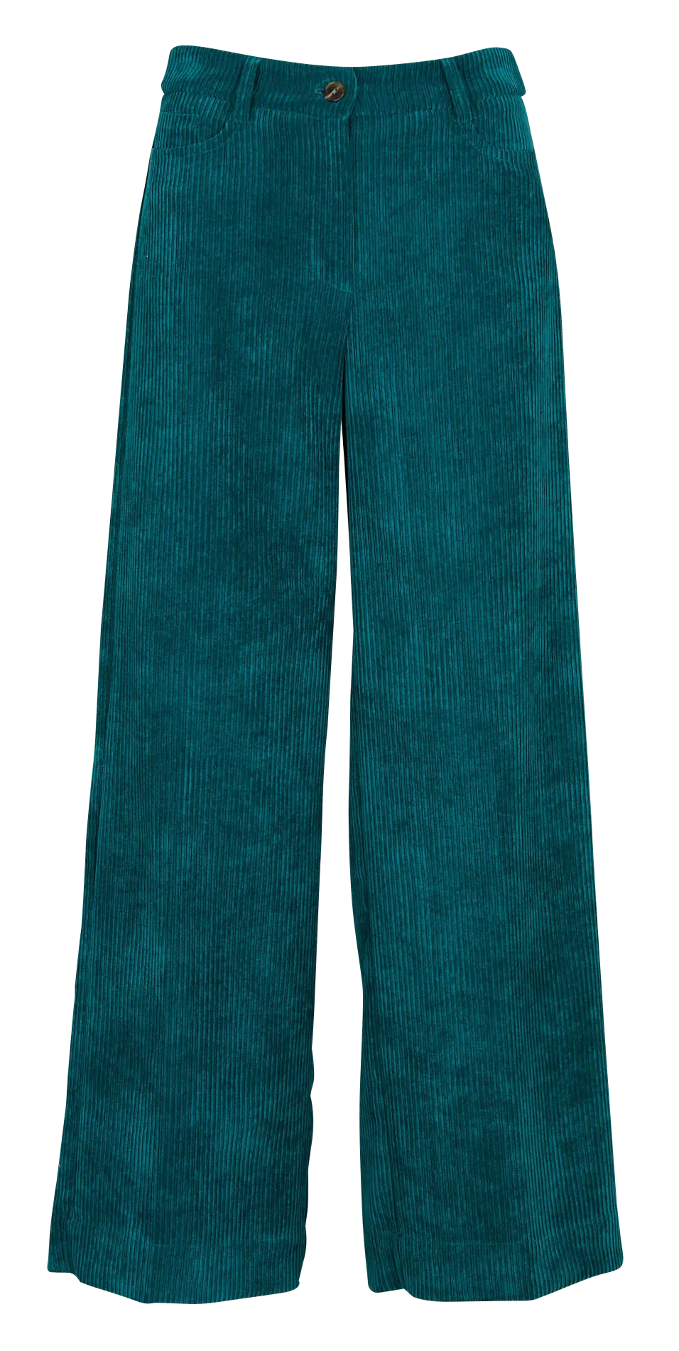 LA FEE MARABOUTEE Pantalón ancho de canalé en azul