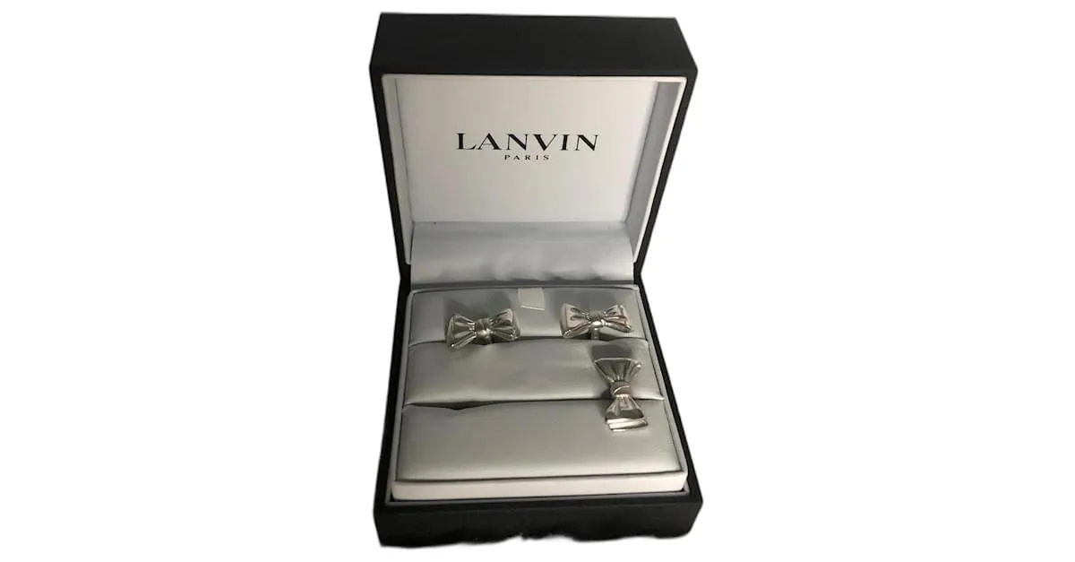 Lanvin Gemelos Plata 