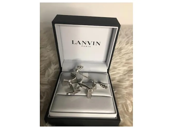 Lanvin Gemelos Plata 