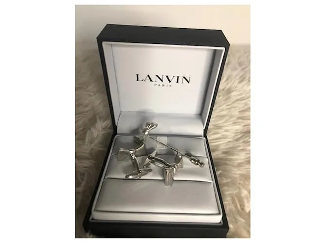 Lanvin Gemelos Plata 