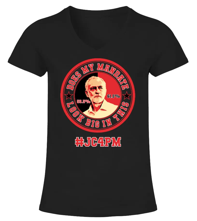 Limited Edition Does My Mandate Look Big in This Shirt Camiseta cuello pico Mujer