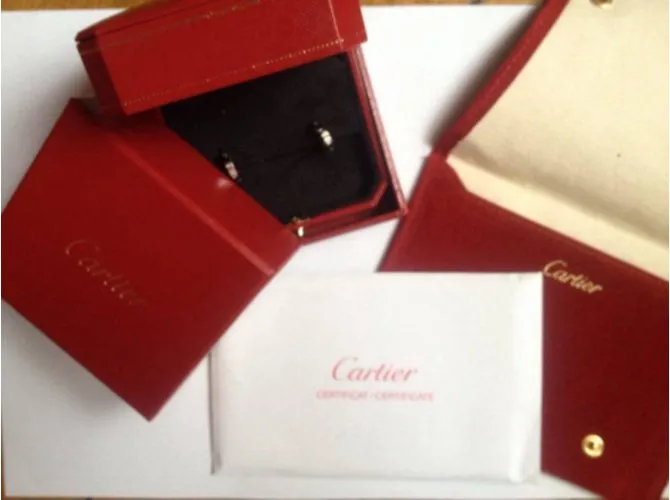 Love Cartier Aretes Plata 