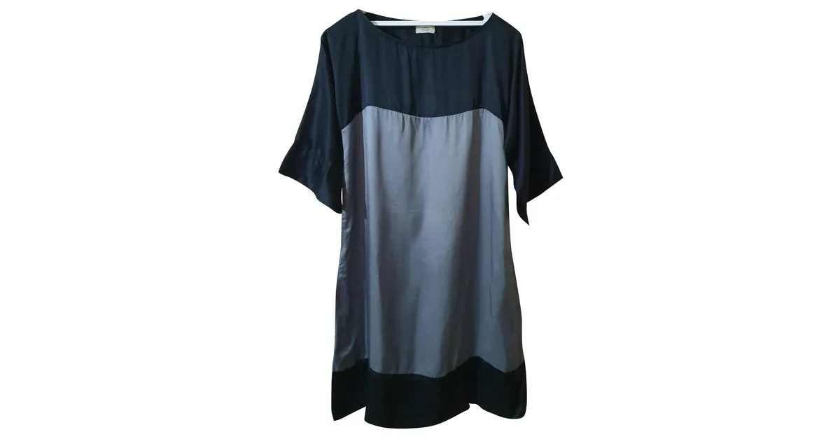 Mads Norgaard Vestidos Negro Plata 