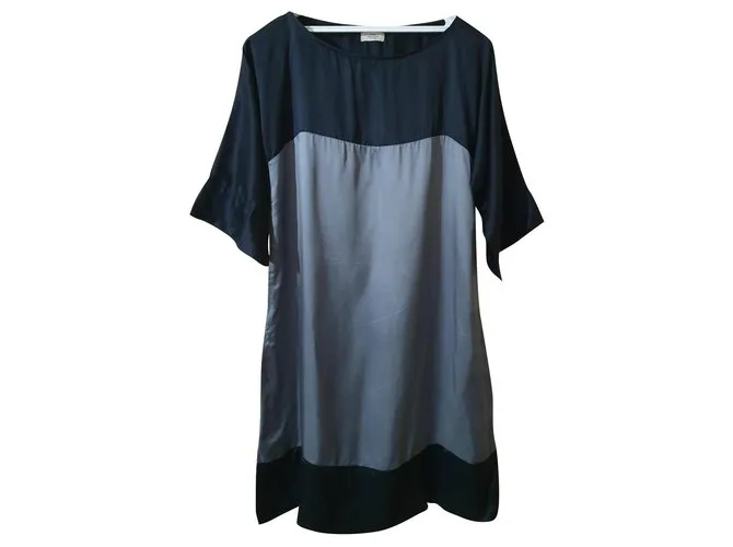 Mads Norgaard Vestidos Negro Plata 
