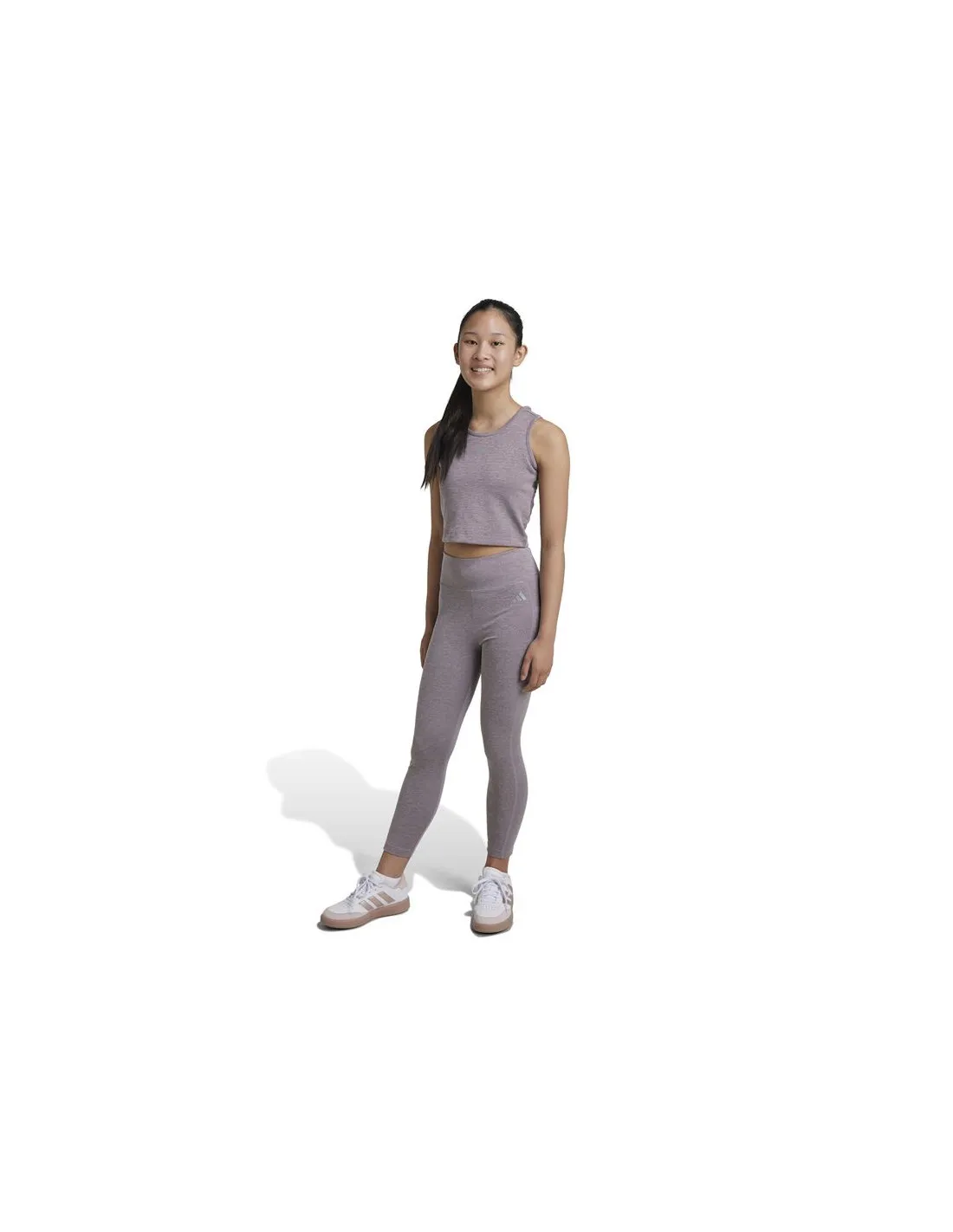 Mallas de Fitness adidas Optime Luxe 7/8 Niña Morado