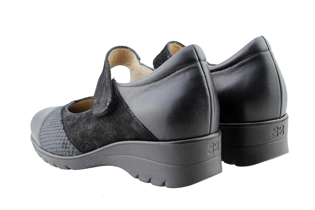 MARYJANE BLACK LEATHER