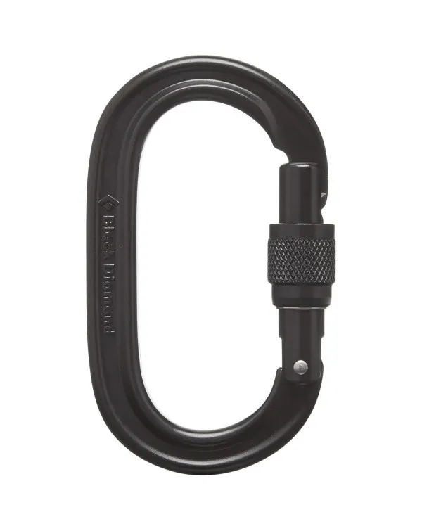 Mosquetón BLACK DIAMOND oval keylock screwgate biner