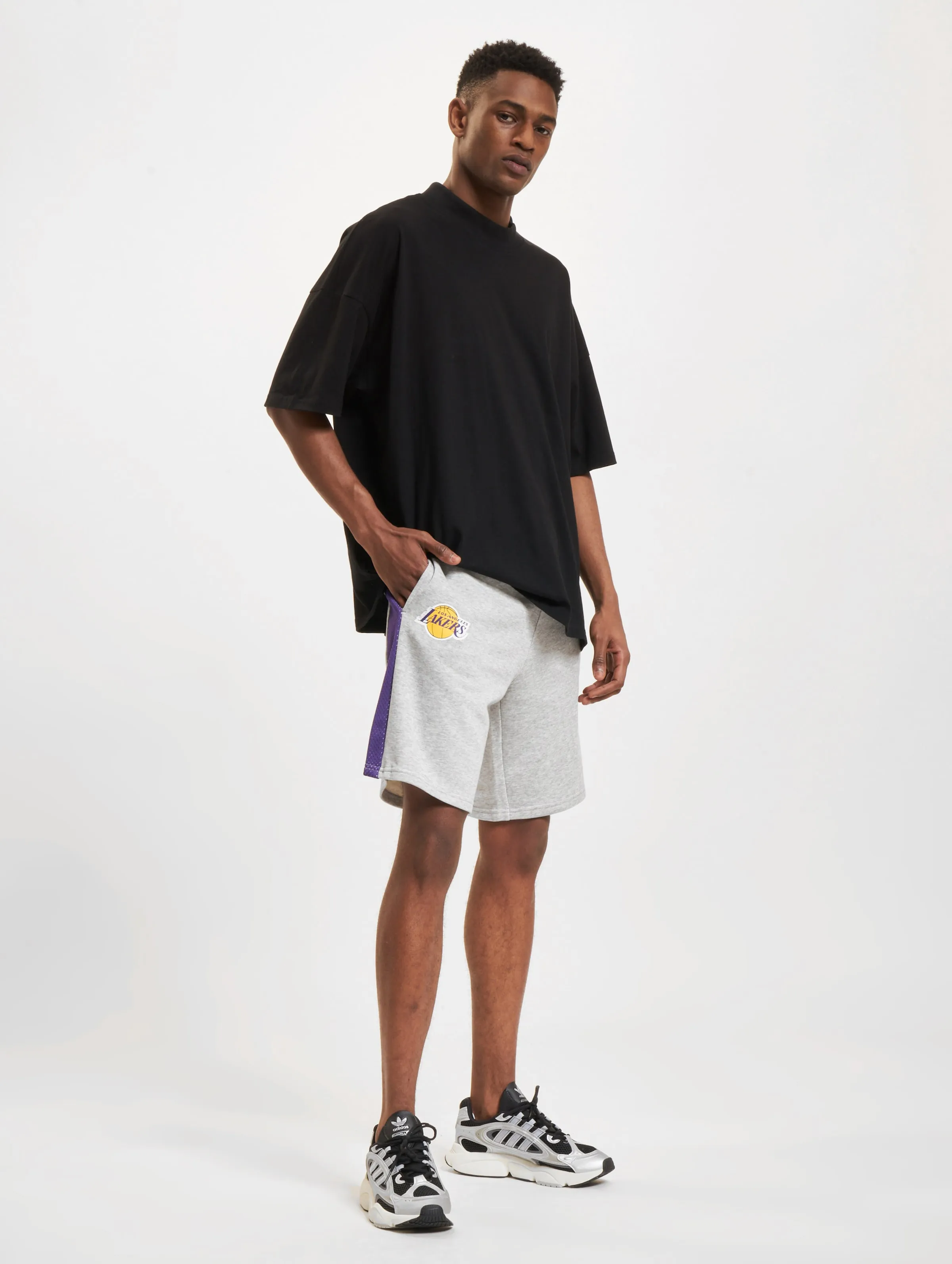 NBA Mesh Panel Oversized LA Lakers
