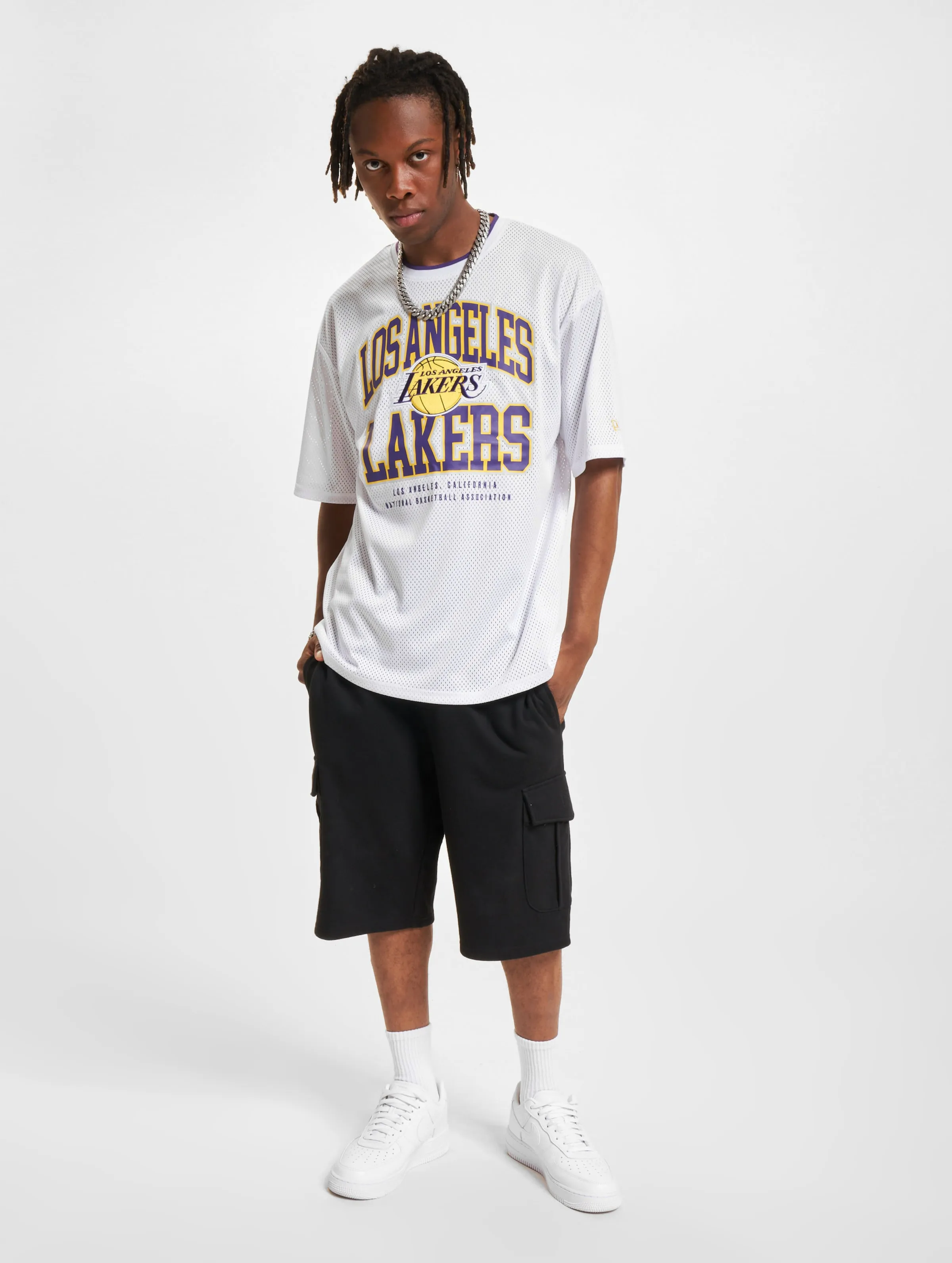NBA Patch Oversize Mesh Los Angeles Lakers