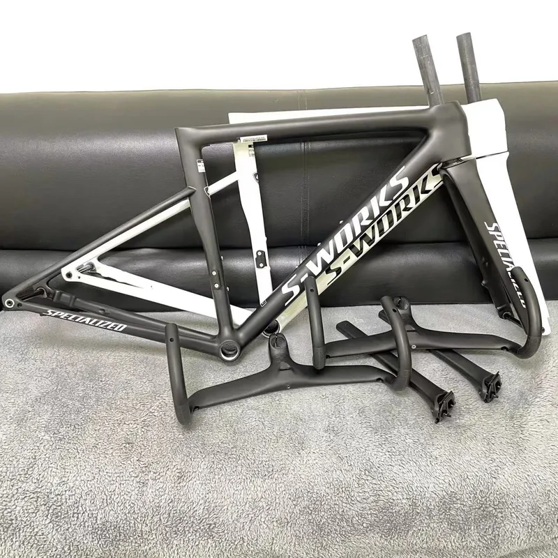 Newset Road Fiber Bi Frames Chameleon SL8 SL7 Disc de pintura personalizado Bras UD Glosatt Bicicleta de carbono Framset T1000 S
