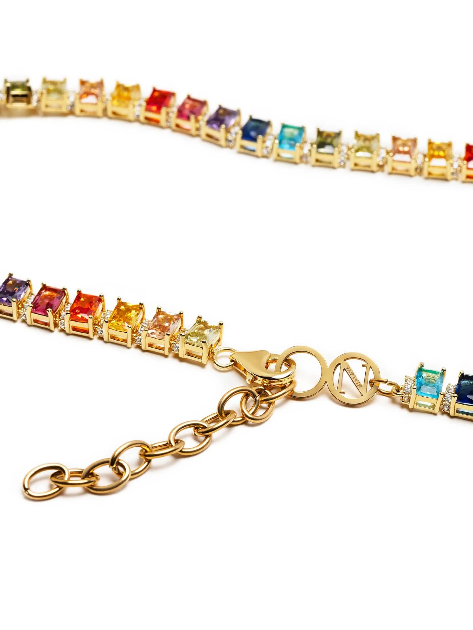 Nialaya Women's Colorful Tennis Necklace