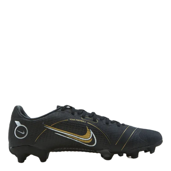 NIKE VAPOR 14 ACADEMY FG/MG BLACK/METALLIC GOLDMETALLIC S