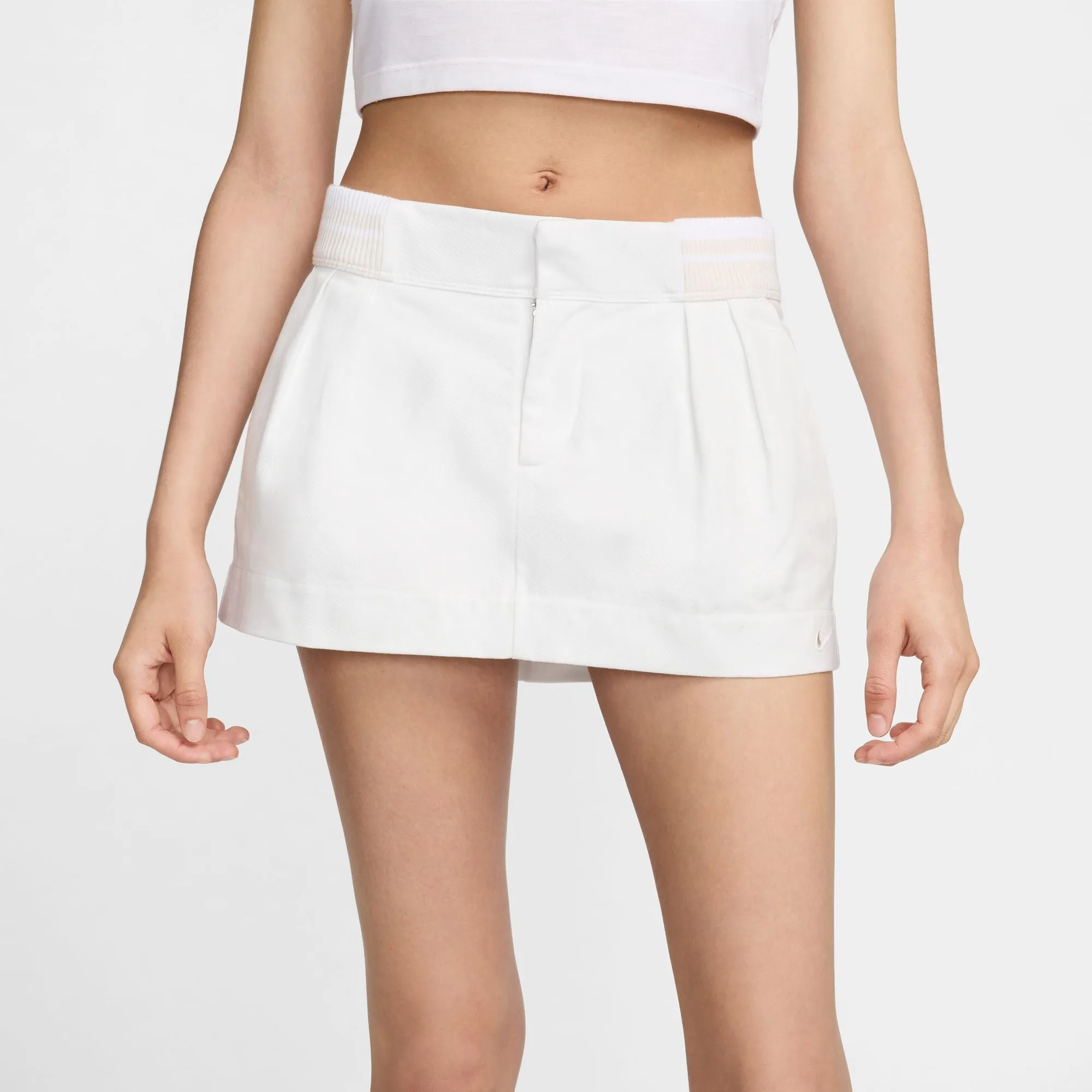 Nike W Nsw Canvas Lr Mini Skirt Mdc Summit White/Phantom
