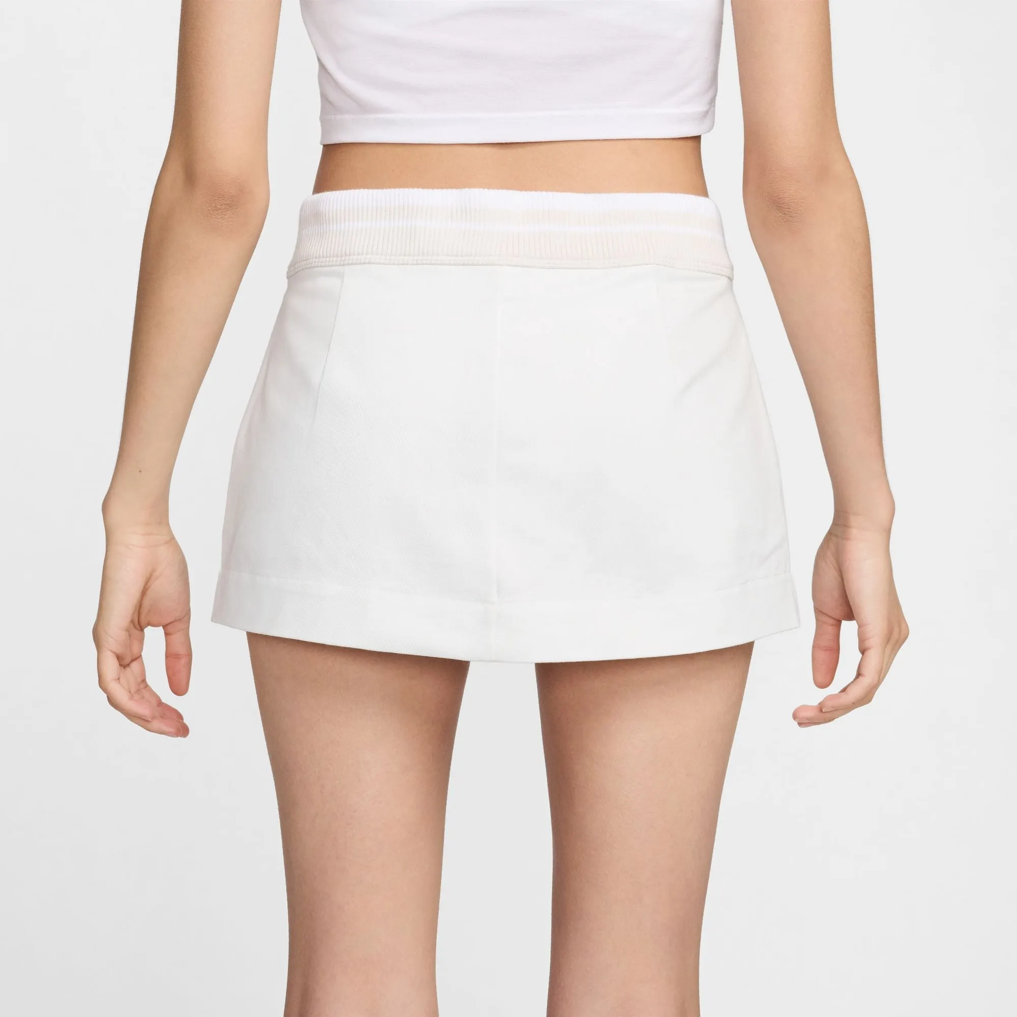 Nike W Nsw Canvas Lr Mini Skirt Mdc Summit White/Phantom
