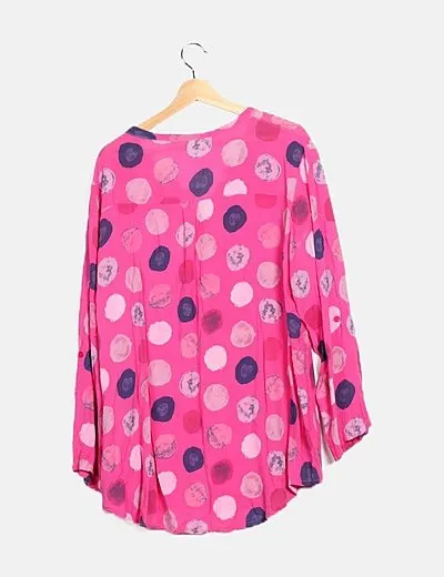 NoName Kaftan rosa de lunares