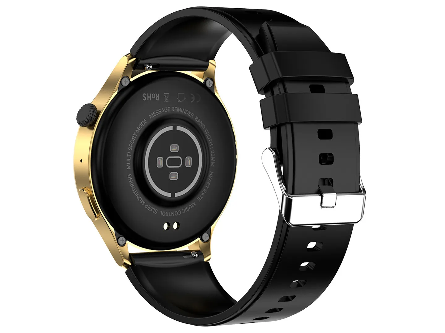 Nunordic Inu 20068 Inu Smarthwatch Un Nordic Race Negro Silicon  10
