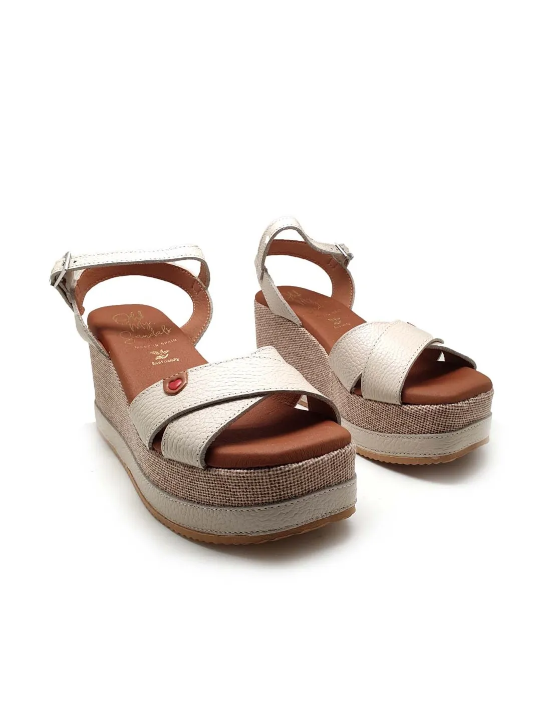 OH! MY SANDALS SANDALIA CUÑA ALTA 5473