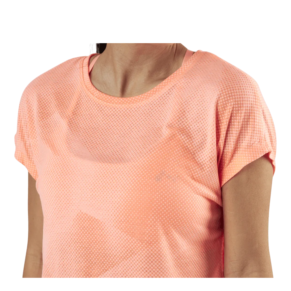 Only Play Fan Loose Burnout Ss Tee Orange