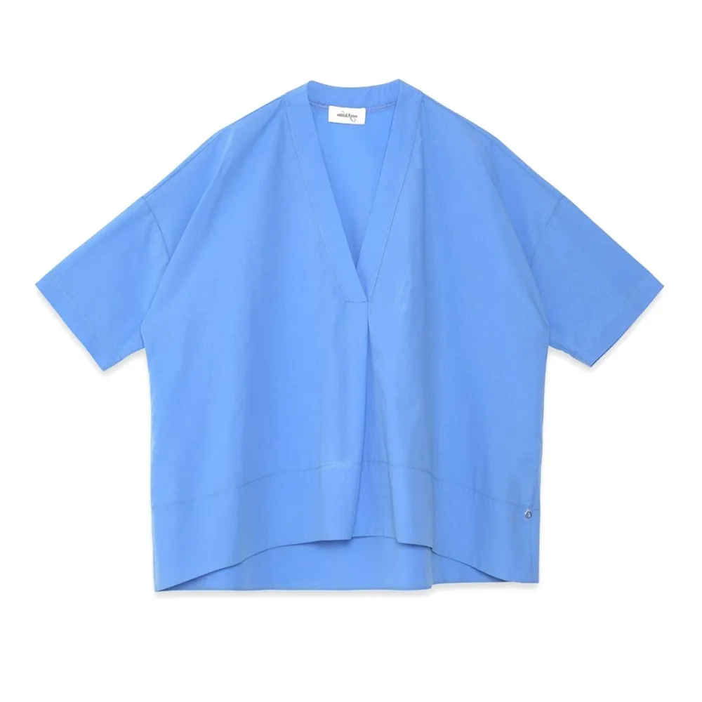 ottod'ame maglia in popeline con pences mujer camisa dc4486