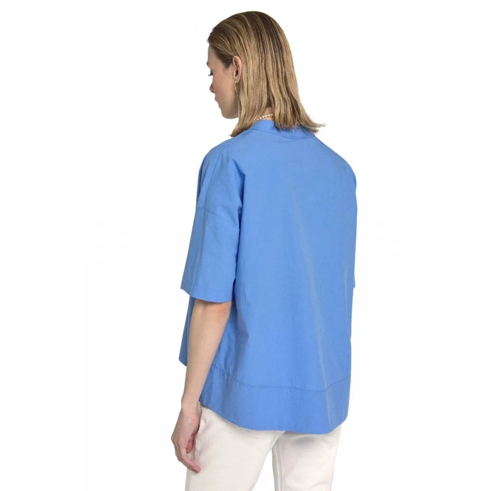 ottod'ame maglia in popeline con pences mujer camisa dc4486