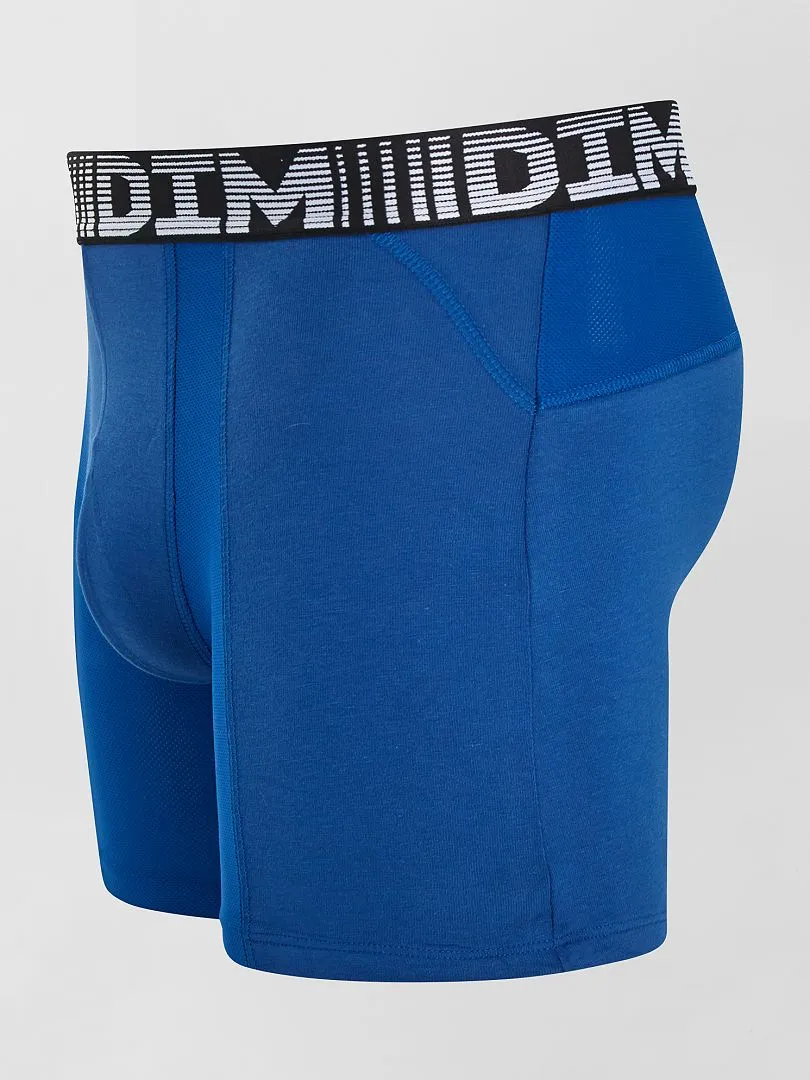 PACK DE 2 BOXERS LARGOS 3D FLEX AIR 'DIM'  BEIGE