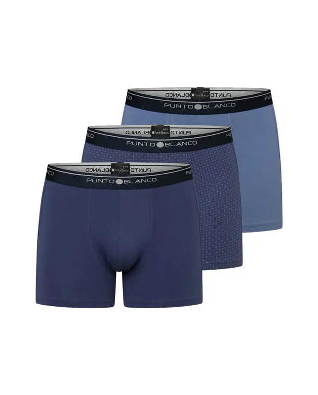 Pack Punto Blanco con 3 Boxers Basix AMM