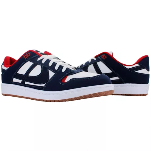 Panam Tenis Vestir Casual Skate Marino Blanco Hombre 83316