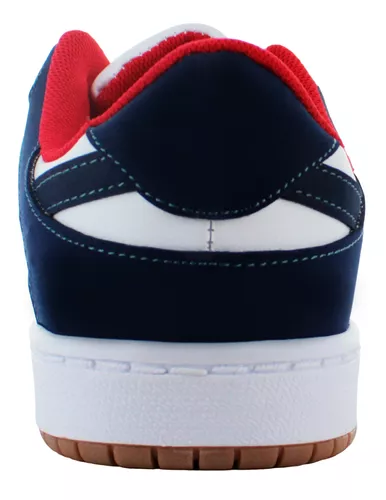 Panam Tenis Vestir Casual Skate Marino Blanco Hombre 83316
