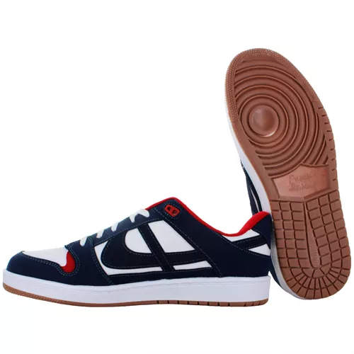 Panam Tenis Vestir Casual Skate Marino Blanco Hombre 83316
