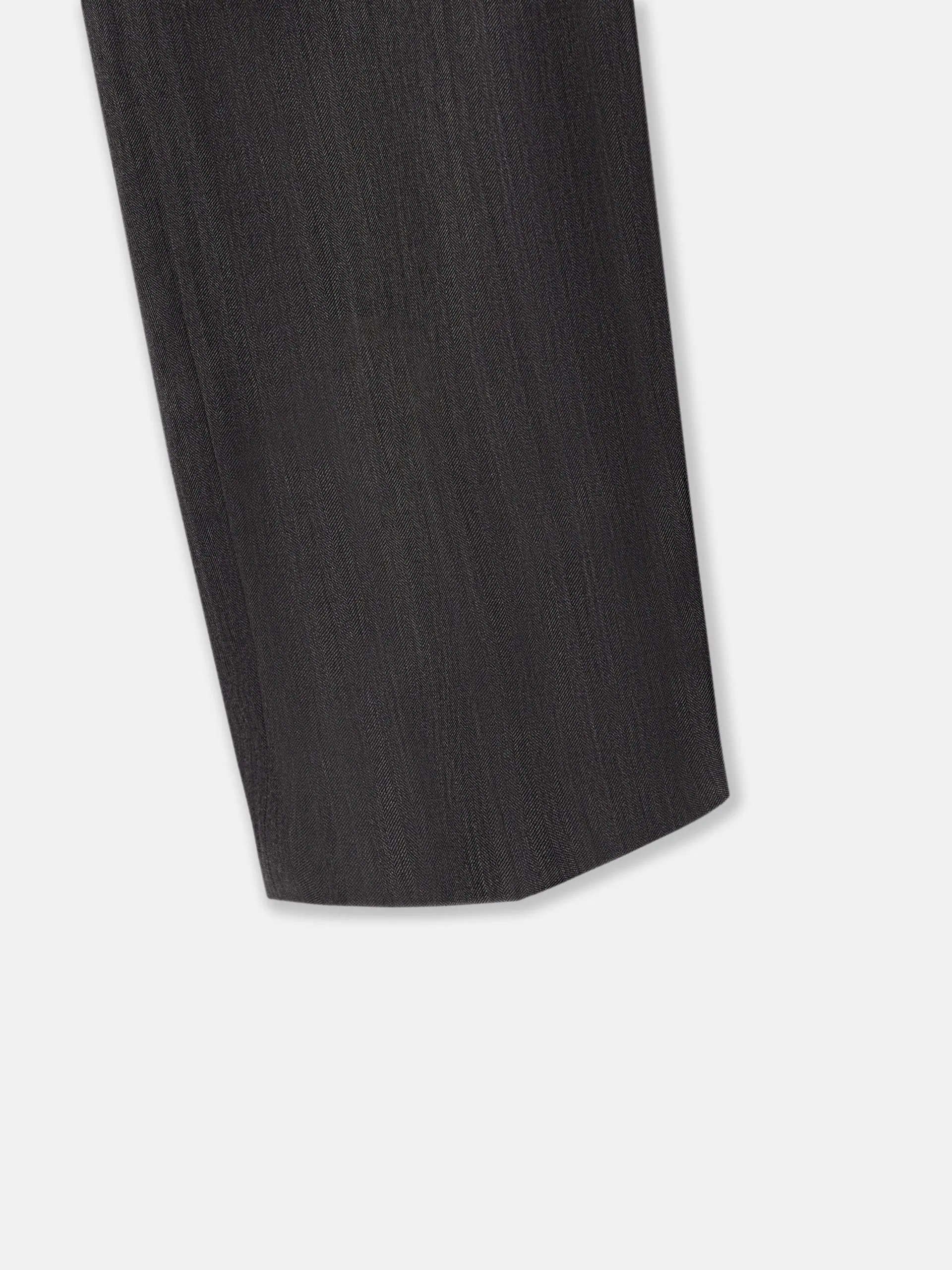 Pantalon traje clasico espiga gris