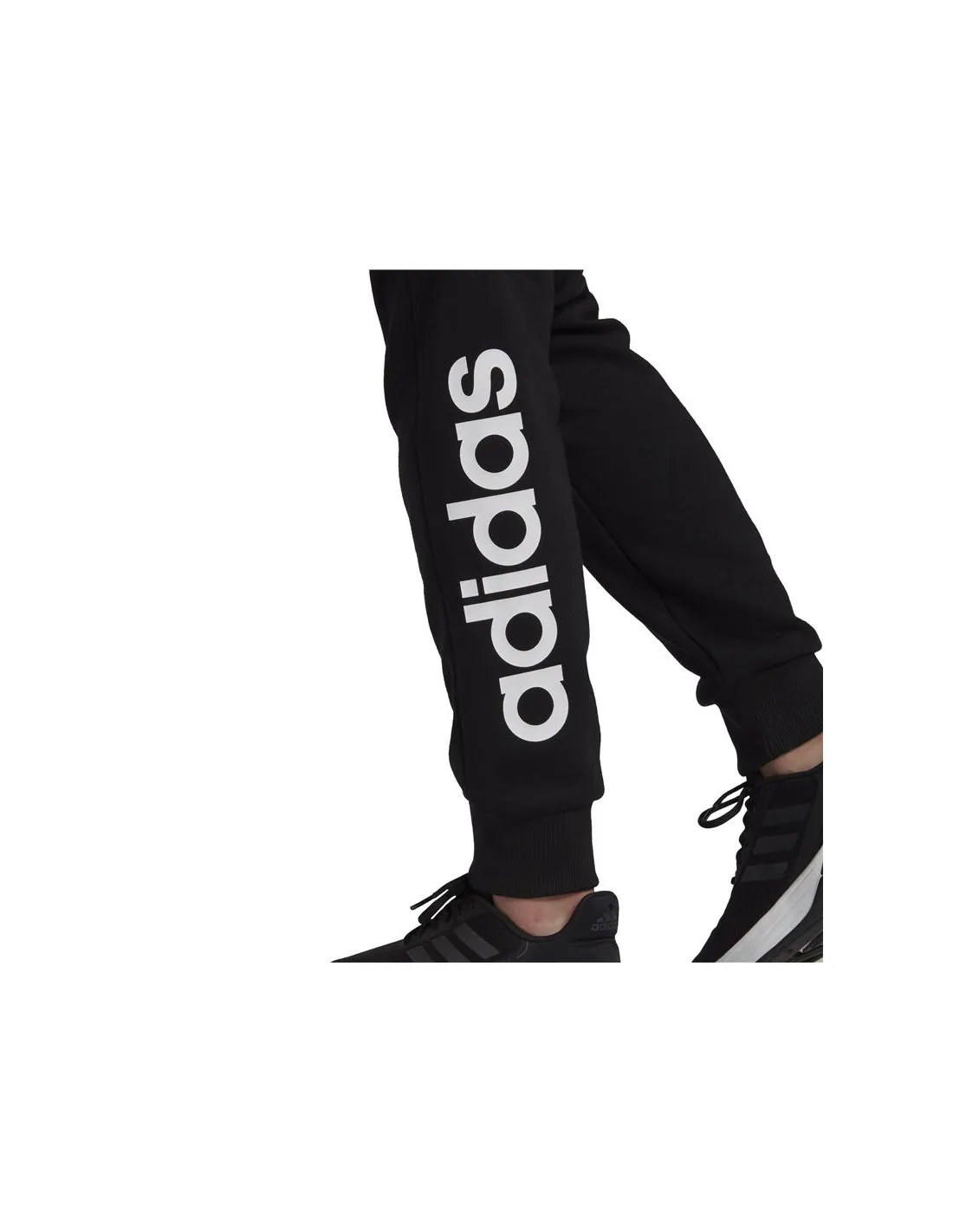 Pantalones adidas Essentials French Terry Logo W Negro