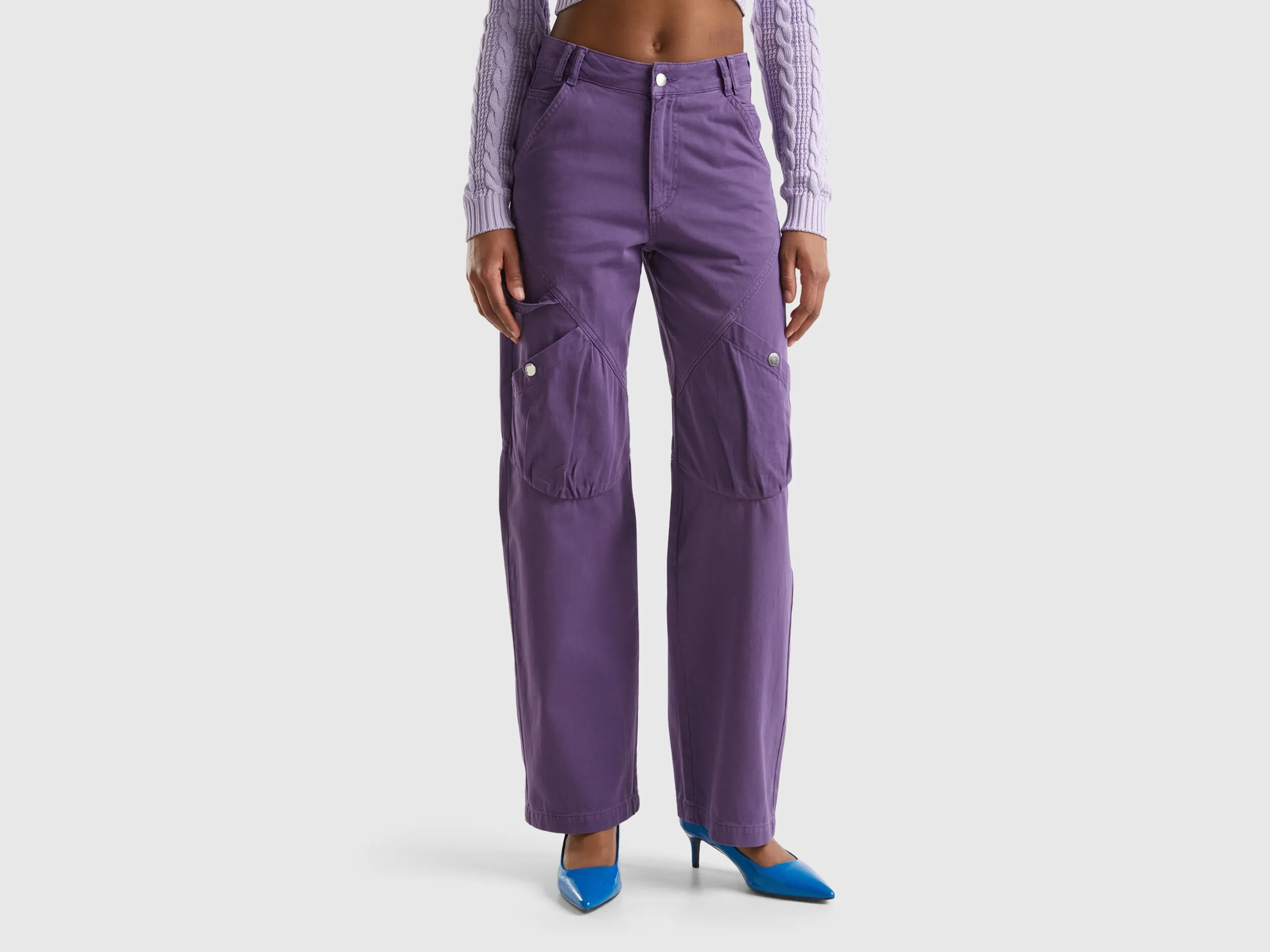 Pantalones cargo de algodón