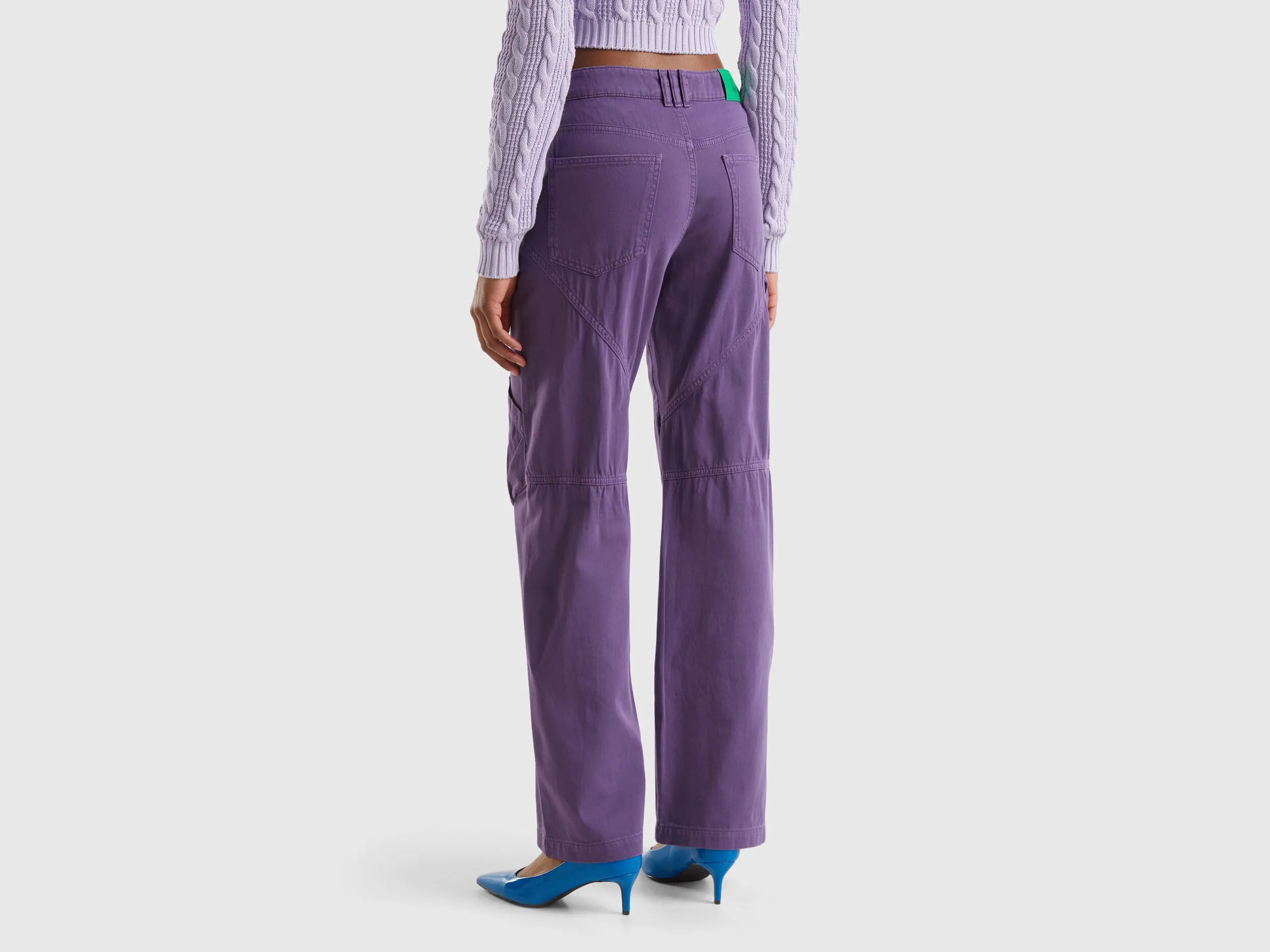 Pantalones cargo de algodón