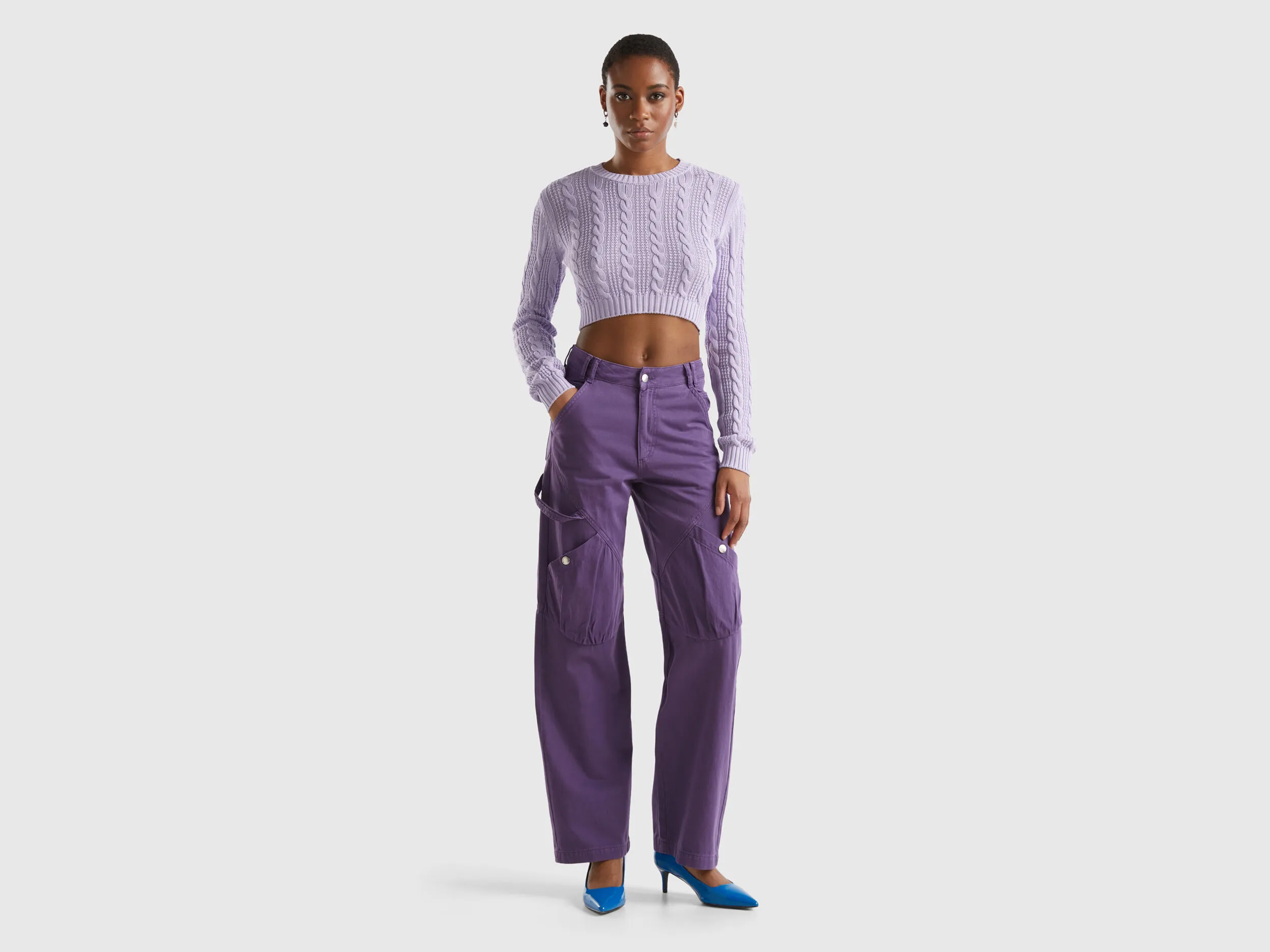 Pantalones cargo de algodón