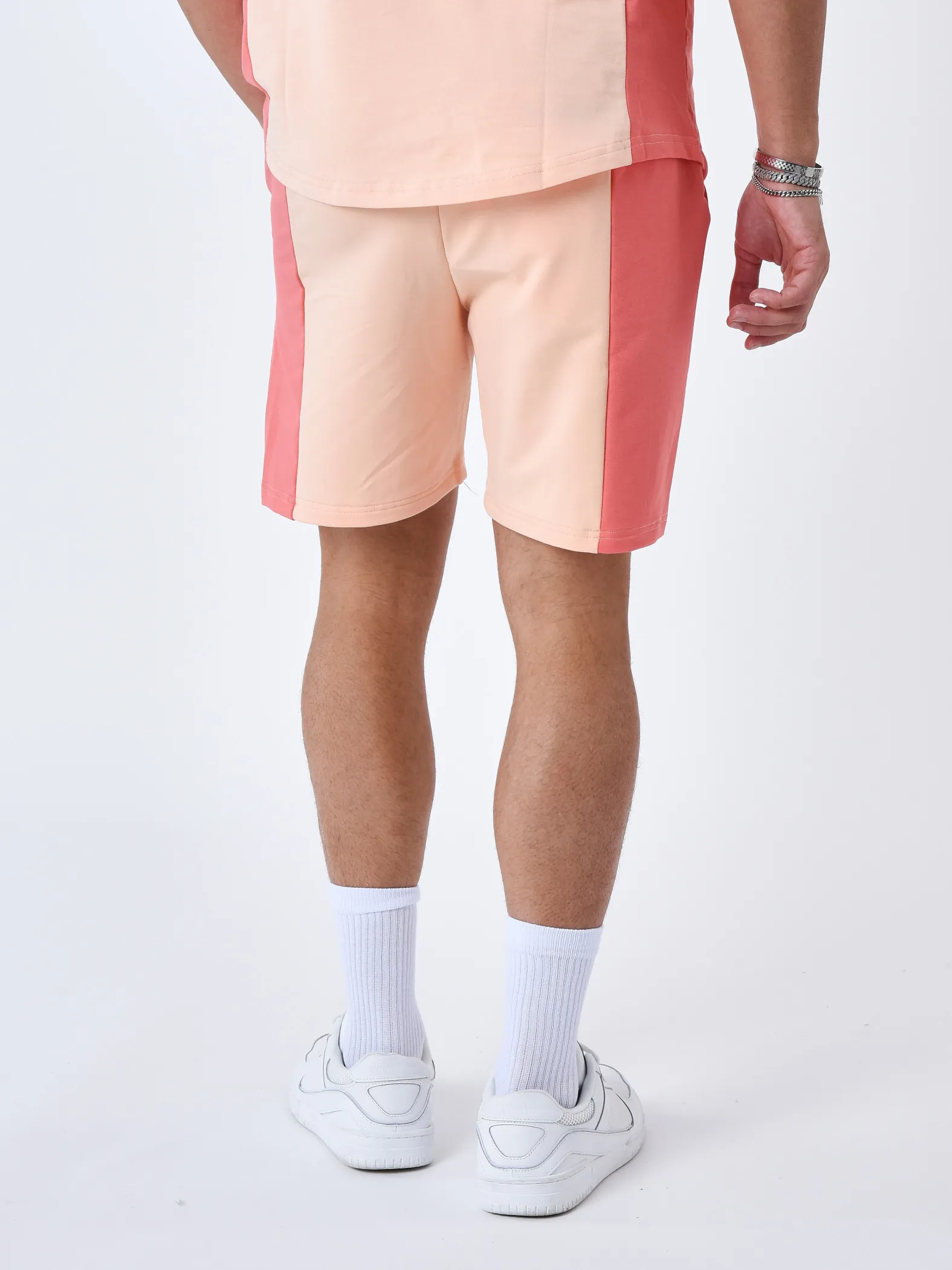 Pantalones cortos bicolores